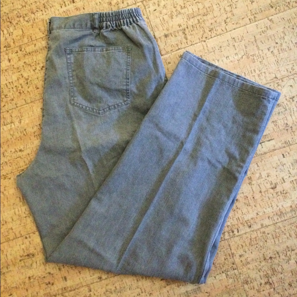Ruby Rd. Gray-Wash Pants (Size 16) - image 4
